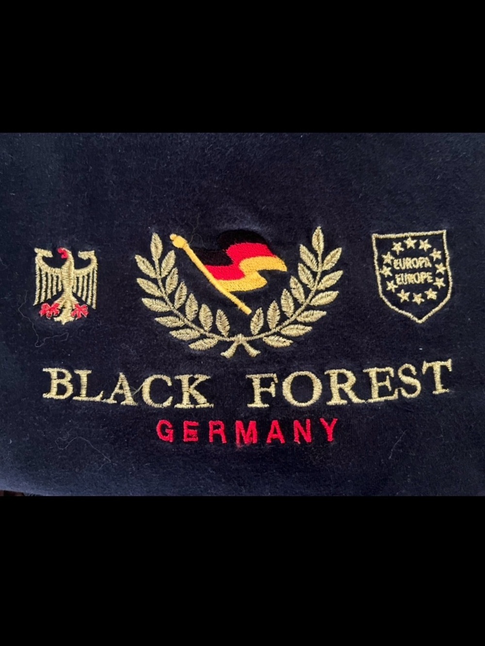 Black Forest Germany Embroidered TShirt
